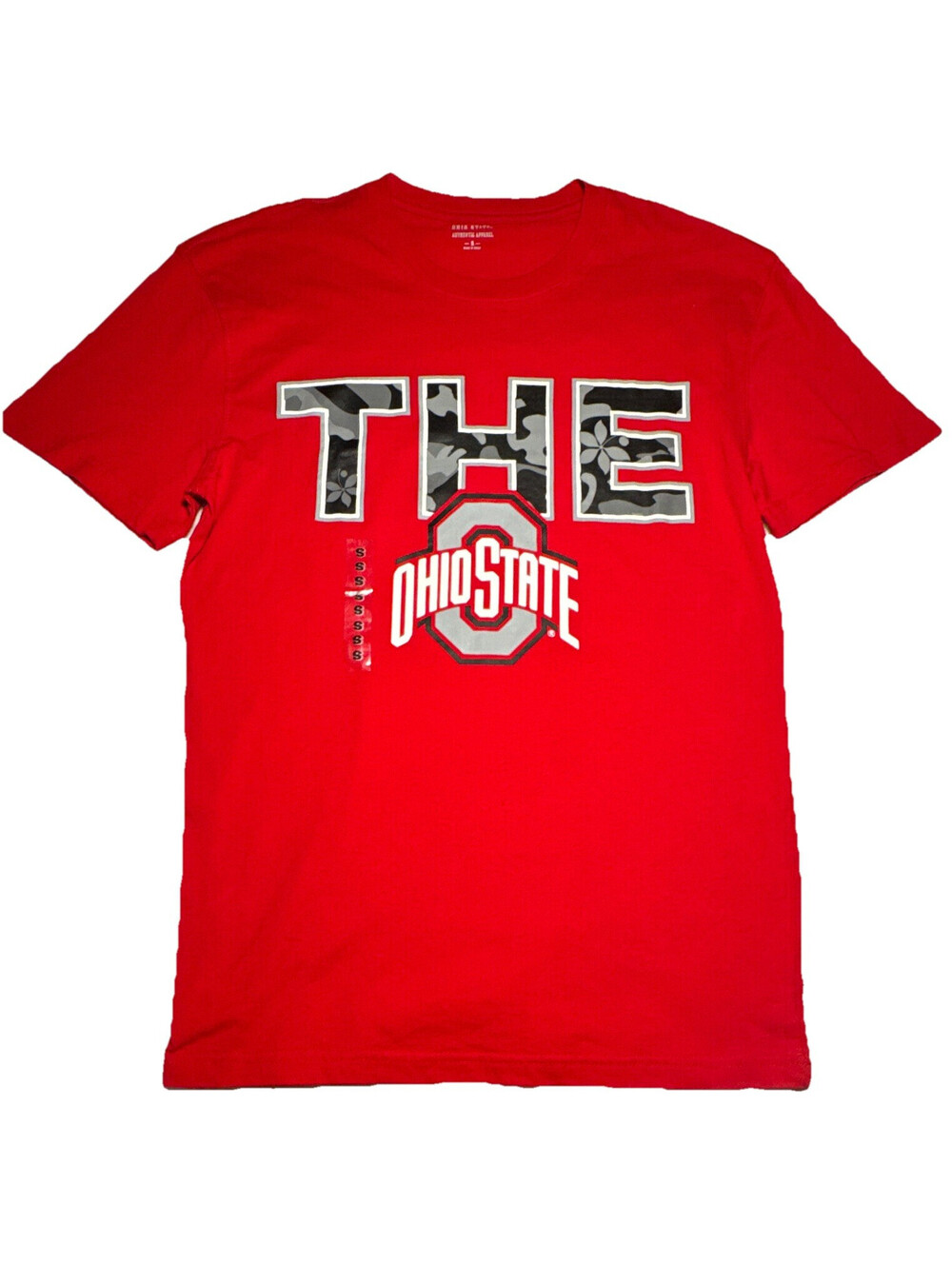 Ohio State Varsity Authentic Apparel Ohio State Buckeyes Red T-Shirt Size S EUC